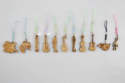 音樂(lè)禮品 手機(jī)掛 實(shí)木手機(jī)掛件