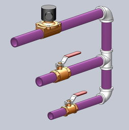 求球閥的solidworks零件以及裝配體